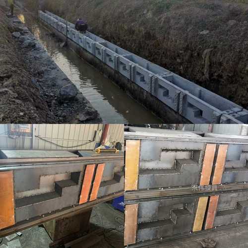水利工程鱼巢式生态挡土墙模具河道自嵌式护坡模具产品介绍京伟厂家